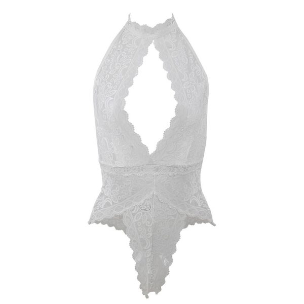 SUBBLIME - 953867 BODY DE RENDA BRANCO L/XL - Imagen 4