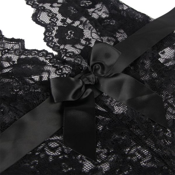 SUBBLIME - 930882 BODY SEXY COM BABADOS PRETO L/XL - Imagen 7
