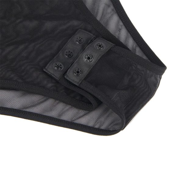 SUBBLIME - 954055 BODY SEXY DE RENDA PRETO S/M - Imagen 8