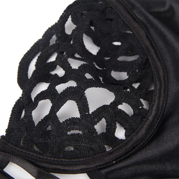 SUBBLIME - 954055 BODY SEXY DE RENDA PRETO S/M - Imagen 9