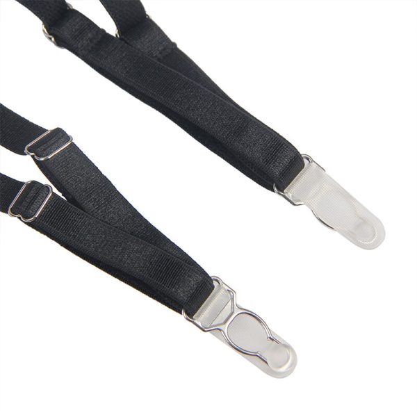 SUBBLIME - 954147 BODY COM CINTA-LIGA PRETO S/M - Imagen 9