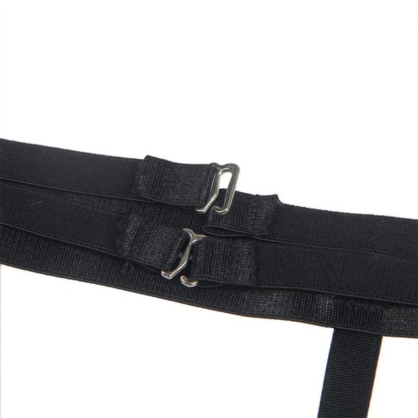 SUBBLIME - 954147 BODY COM CINTA-LIGA PRETO S/M - Imagen 10