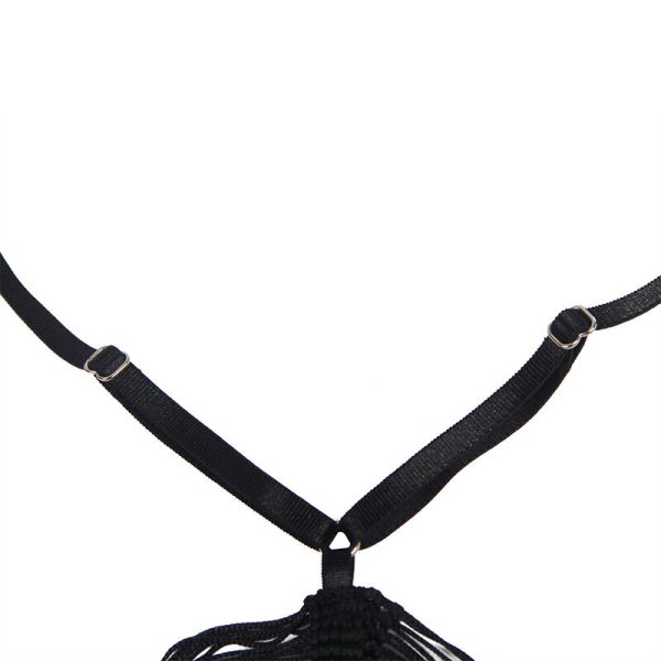 SUBBLIME - 954239 VESTIDO DE ALÃAS + TANGA PRETO L/XL - Imagen 6