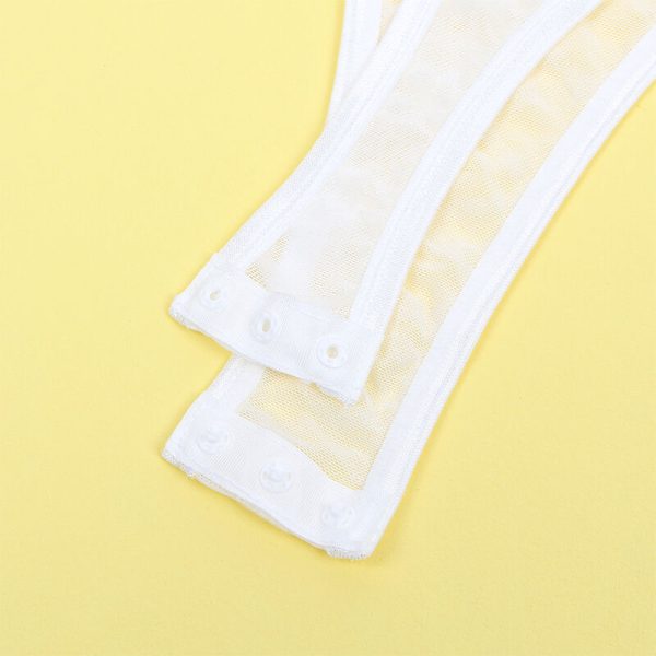 SUBBLIME - 954284 BODY COM CORRENTES + CINTA-LIGA BRANCO S/M - Imagen 9
