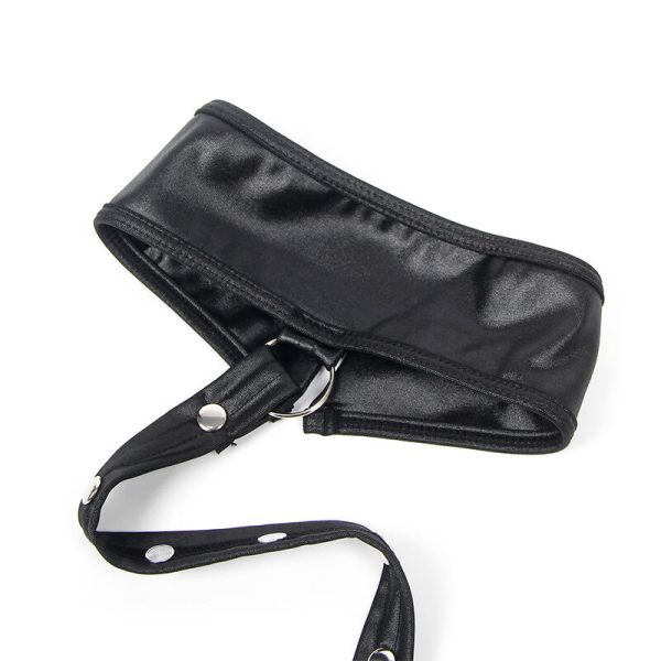 SUBBLIME - 954406 BODY BONDAGE DE COURO PRETO S/M - Imagen 8