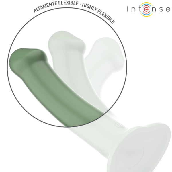 INTENSE - BECCA VIBRADOR COM VENTOSA 10 VIBRAÃÃES VERDE CONTROLE REMOTO - Imagen 5
