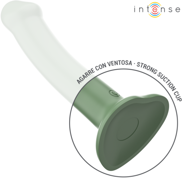INTENSE - BECCA VIBRADOR COM VENTOSA 10 VIBRAÃÃES VERDE CONTROLE REMOTO - Imagen 4
