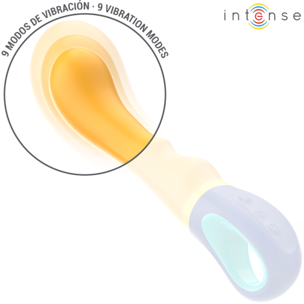 INTENSE - SHAGGY VIBRADOR G-SPOT AMARELO - Imagen 4