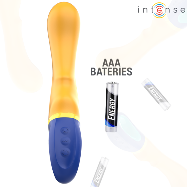 INTENSE - SHAGGY VIBRADOR G-SPOT AMARELO - Imagen 6