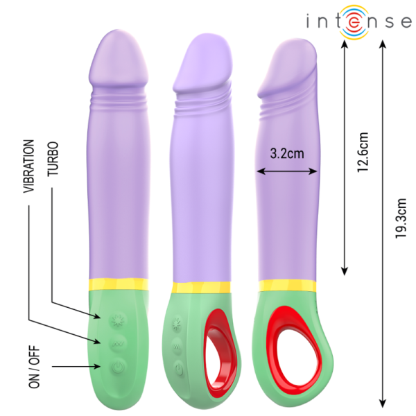 INTENSE - VELMA VIBRADOR RABBIT ROXO - Imagen 3