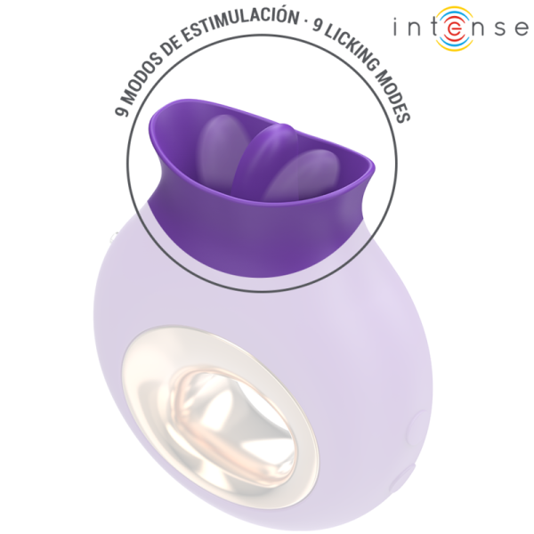INTENSE - ESTIMULADOR DE CLITÃRIS TULI 9 VIBRAÃÃES E 9 OSCILAÃÃES ROXO - Imagen 4