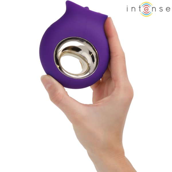 INTENSE - ESTIMULADOR DE CLITÃRIS TULI 9 VIBRAÃÃES E 9 OSCILAÃÃES ROXO - Imagen 2
