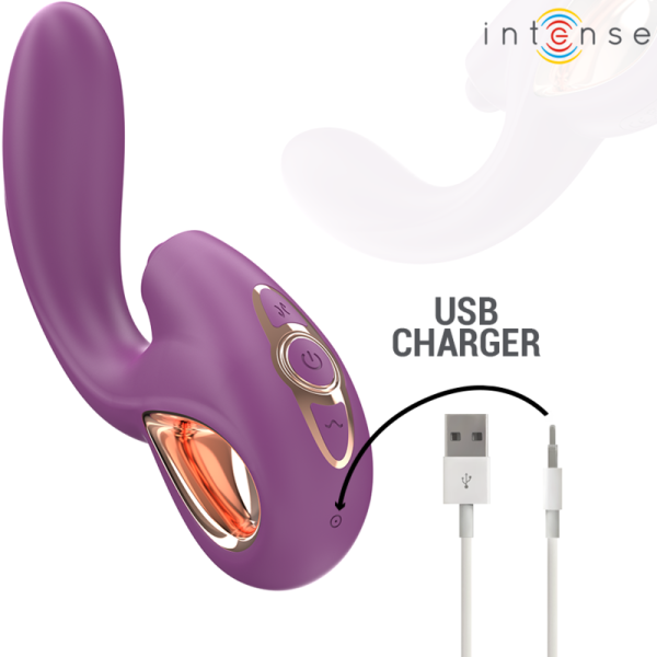 INTENSE - LALI MULTIFUNCIONAL VIBRADOR G-SPOT TAPPING & THRUST & VIBRATION ROXO - Imagen 7