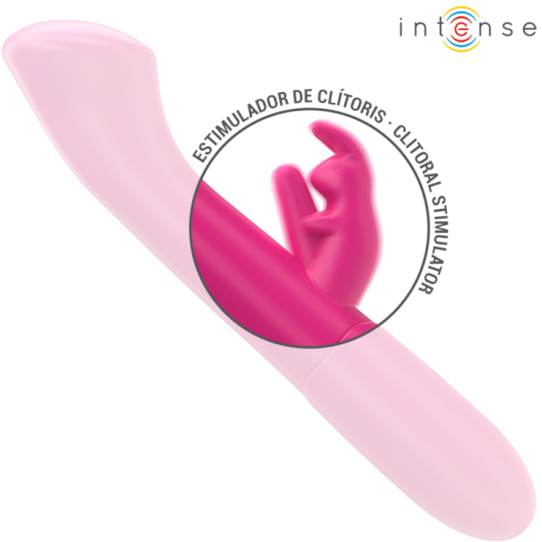 INTENSE - JULIETA RABBIT VIBRADOR 18,6 CM 10 VIBRAÃÃES ROSA - Imagen 5