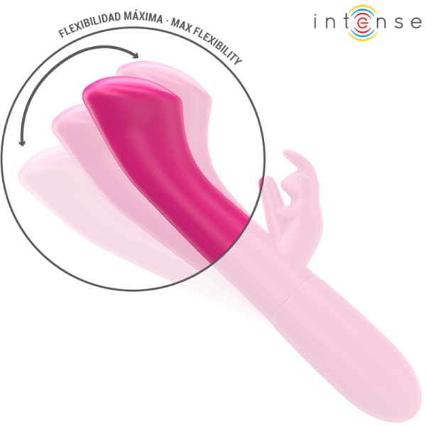 INTENSE - JULIETA RABBIT VIBRADOR 18,6 CM 10 VIBRAÃÃES ROSA - Imagen 4