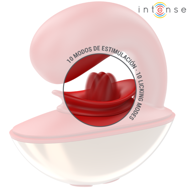 INTENSE - VIBRADOR E ESTIMULADOR MARIAH EM FORMATO U 10 VIBRAÃÃES VERMELHO - Imagen 3