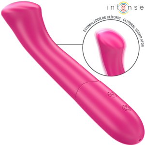 INTENSE - PATY VIBRADOR 19 CM FLEXÃVEL 10 VIBRAÃÃES MODELO 2 ROSA