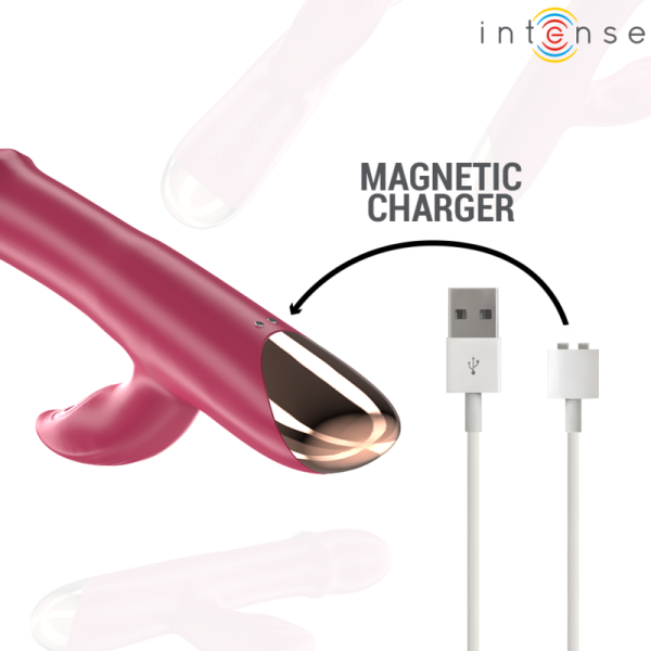 INTENSE - CHLOE MULTIFUNCIONAL VIBRADOR 3 EM 1 VERMELHO - Imagen 7