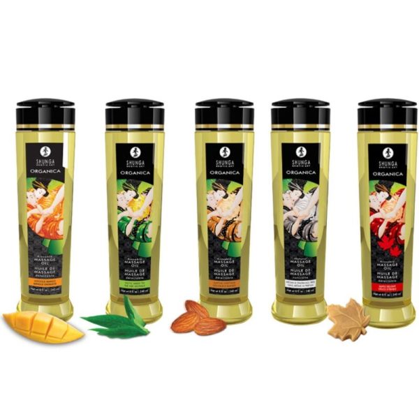 SHUNGA - ÃLEO DE MASSAGEM BIO MANGO 240 ML - Imagen 2