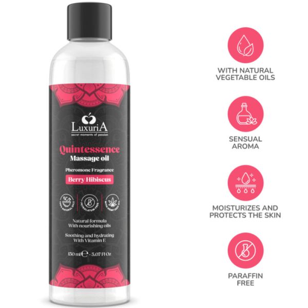 INTIMATELINE LUXURIA - ÃLEO DE MASSAGEM BERRY 150 ML - Imagen 4