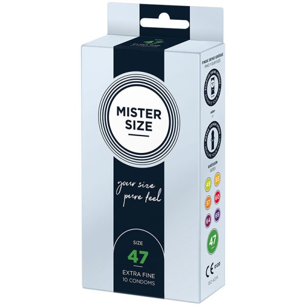 MISTER SIZE - PRESERVATIVOS TAMANHO XS 47 MM (10 UNIDADES) - Imagen 2