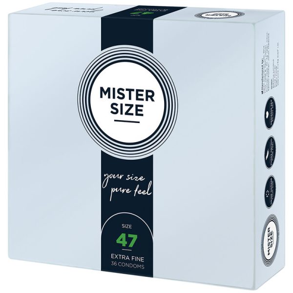 MISTER SIZE - PRESERVATIVOS TAMANHO XS 47 MM (36 UNIDADES) - Imagen 2
