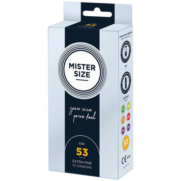 MISTER SIZE - PRESERVATIVO TAMANHO M 53 MM (10 UNIDADES) - Imagen 2