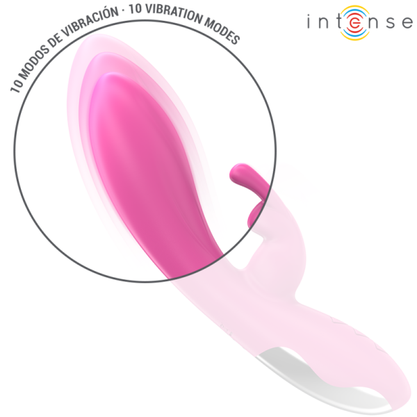 INTENSE - RANDALL RABBIT VIBRADOR 10 VIBRAÃÃES ROSA - Imagen 5