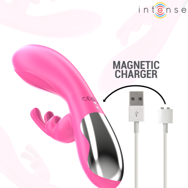 INTENSE - RANDALL RABBIT VIBRADOR 10 VIBRAÃÃES ROSA - Imagen 6