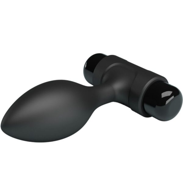 PRETTY LOVE - VIBRA BUTT 10 VIBRAÃÃES PLUG ANAL PRETO - Imagen 3