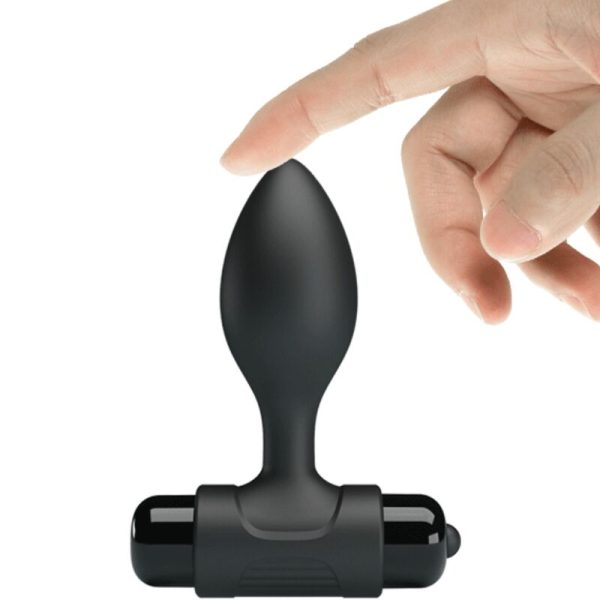 PRETTY LOVE - VIBRA BUTT 10 VIBRAÃÃES PLUG ANAL PRETO - Imagen 4
