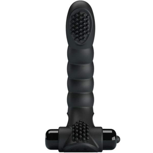 PRETTY LOVE - VIBRADOR DE DEDO ALEXANDER 10 VIBRAÃÃES PRETO - Imagen 2