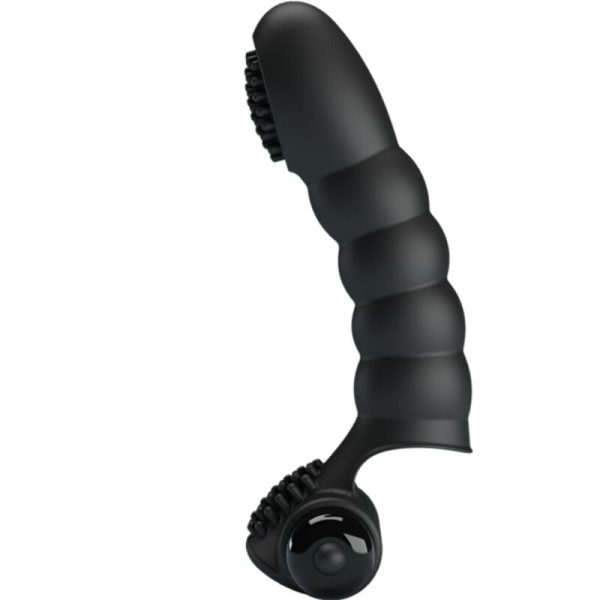 PRETTY LOVE - VIBRADOR DE DEDO ALEXANDER 10 VIBRAÃÃES PRETO
