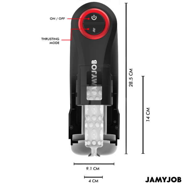 JAMYJOB - MASTURBADOR AUTOMÃTICO DE VAGINA POR GRAVIDADE 5 MODOS DE SUCÃÃO - Imagen 3