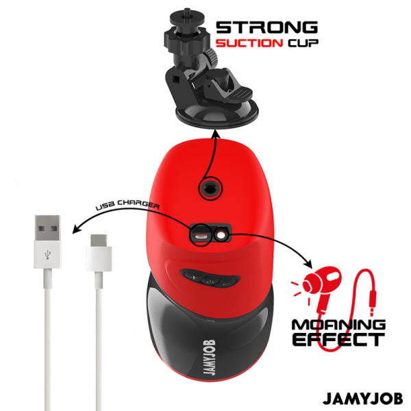 JAMYJOB - MASTURBADOR AUTOMÃTICO VAGINA XPEED 5 MODOS DE SUCÃÃO - Imagen 6