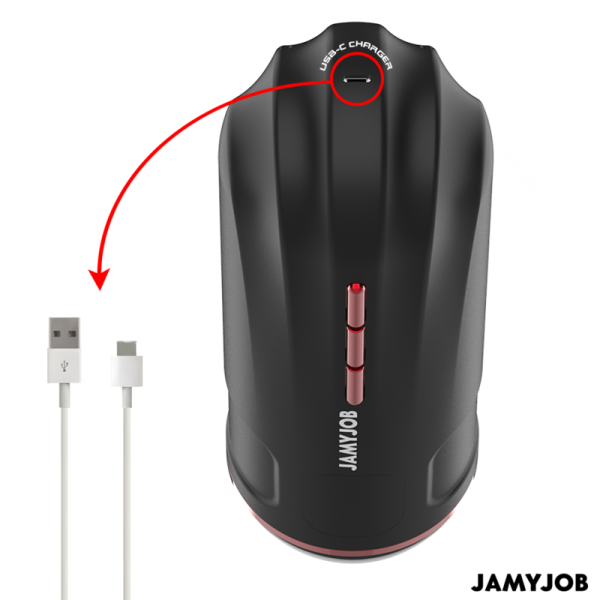 JAMYJOB - MASTURBADOR BOCAL AUTOMÃTICO MEGABITE 5 MODOS DE SUCÃÃO E VIBRAÃÃO - Imagen 6
