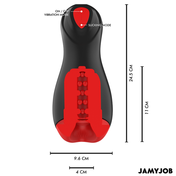 JAMYJOB - MASTURBADOR AUTOMÃTICO CORE-X 5 MODOS DE SUCÃÃO E VIBRAÃÃO - Imagen 3