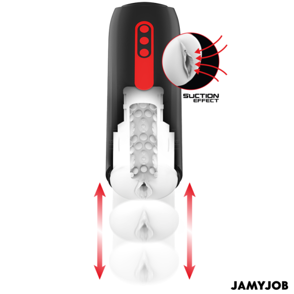 JAMYJOB - MASTURBADOR AUTOMÃTICO PHANTOM VAGINA 5 MODOS DE SUCÃÃO E IMPULSO - Imagen 2