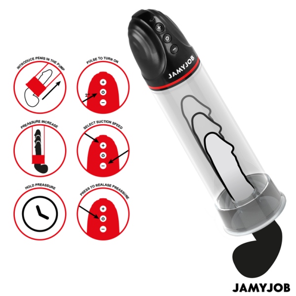 JAMYJOB - BOMBA AUTOMÃTICA XPAND 3 NÃVEIS DE SUCÃÃO CINZA - Imagen 2