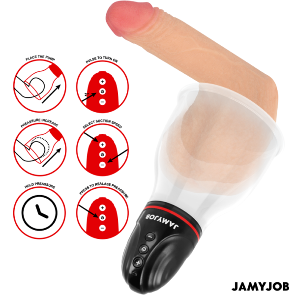 JAMYJOB - XPAND LITE BOMBA DE TESTE AUTOMÃTICA 3 NÃVEIS DE SUCÃÃO CINZA - Imagen 2