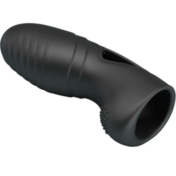 PRETTY LOVE - VIBRADOR DE DEDO DE SILICONE ALAN PRETO - Imagen 3