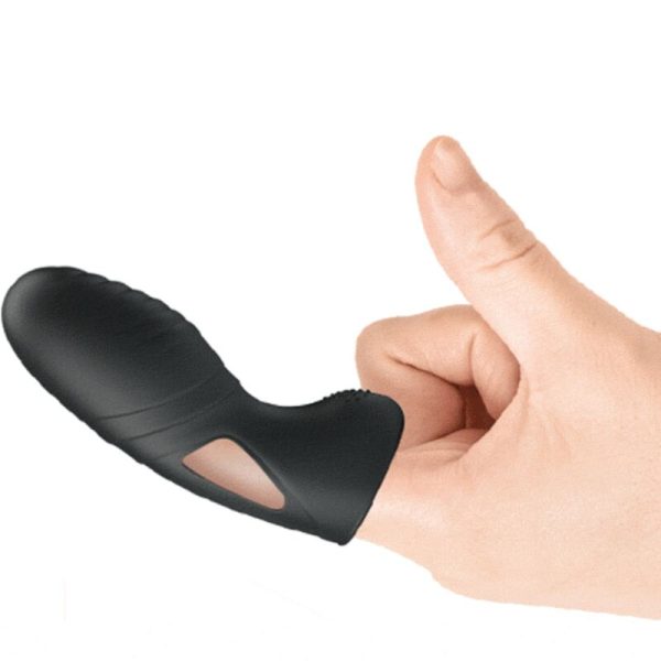 PRETTY LOVE - VIBRADOR DE DEDO DE SILICONE ALAN PRETO - Imagen 5