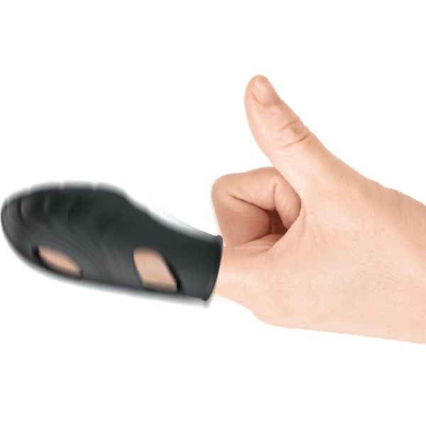 PRETTY LOVE - LICH SILICONE DEDO VIBRADOR PRETO - Imagen 4