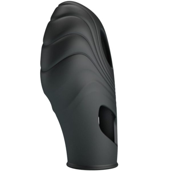 PRETTY LOVE - LICH SILICONE DEDO VIBRADOR PRETO - Imagen 2