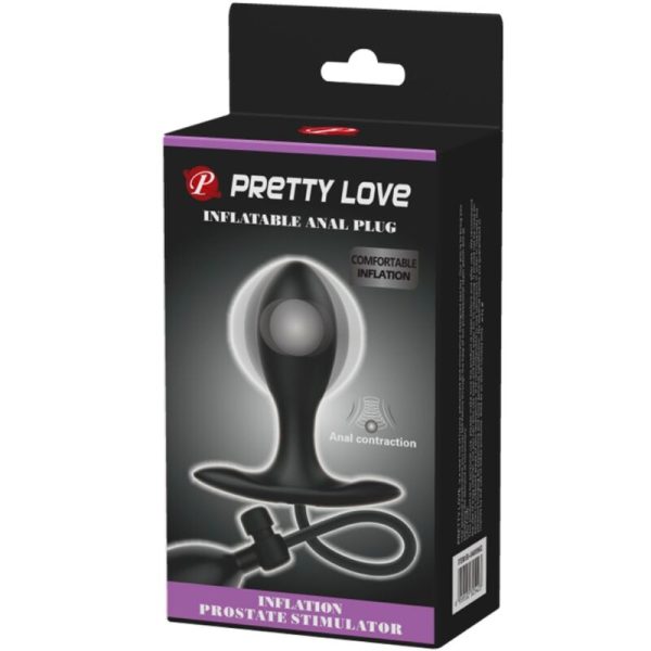PRETTY LOVE - PLUG ANAL INFLÃVEL PRETO - Imagen 7