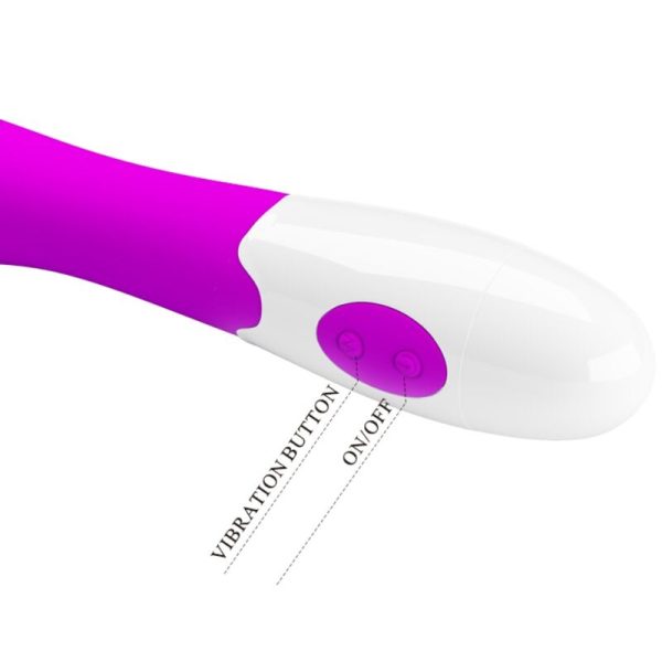 PRETTY LOVE - VIBRADOR ELEMENTAL 30 MODOS DE VIBRAÃÃO ROXO - Imagen 5