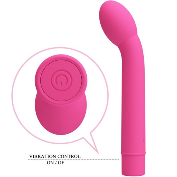 PRETTY LOVE - LOGAN G-SPOT VIBRADOR 10 VIBRAÃÃES ROSA - Imagen 3
