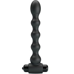 PRETTY LOVE - LYNN SILICONE ANAL PLUG 10 VIBRAÃÃES PRETO