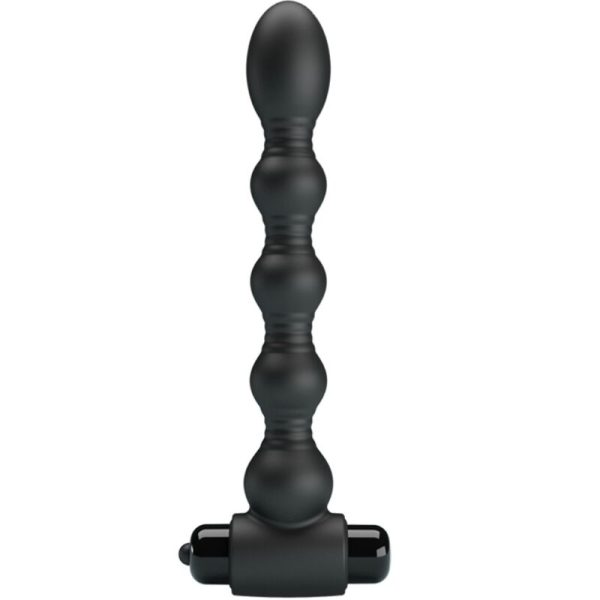 PRETTY LOVE - LYNN SILICONE ANAL PLUG 10 VIBRAÃÃES PRETO