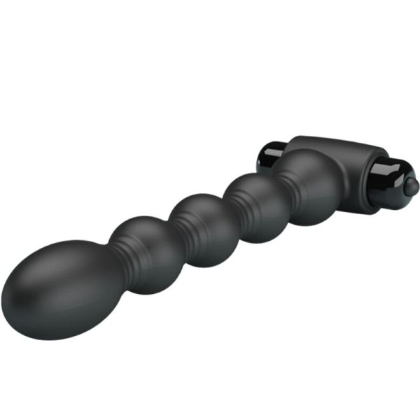 PRETTY LOVE - LYNN SILICONE ANAL PLUG 10 VIBRAÃÃES PRETO - Imagen 2